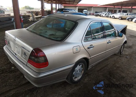 2000 Mercedes-Benz C 230 Kompressor из США, поврежденный, VIN WDBHA24G6YA857124